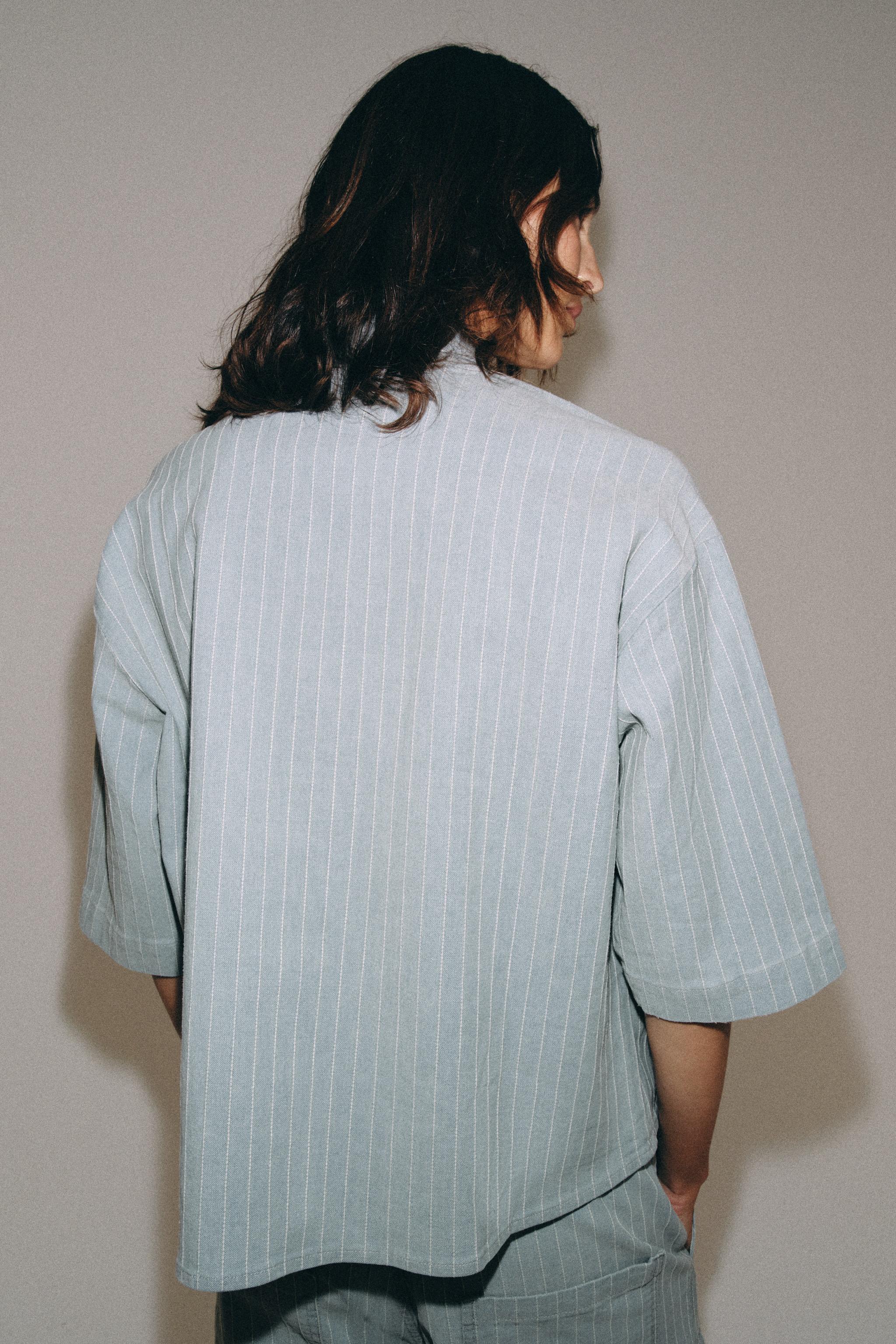 ZW COLLECTION FIREMAN CLASP DENIM JACKET